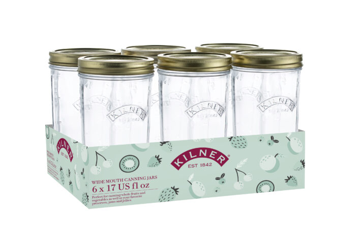 Kilner Wide Mouth Preserving Jar 500ml (6pk)