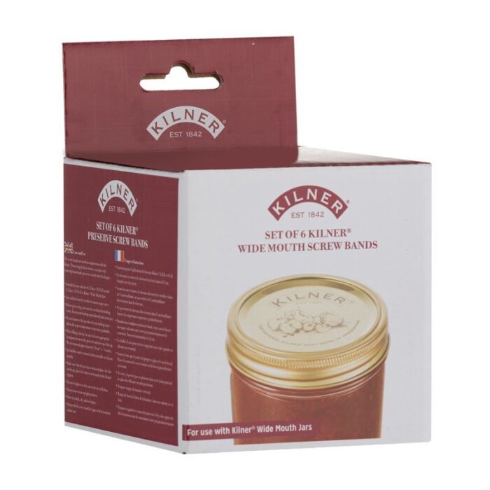 Kilner Wide Mouth Screw Bands (6pk)